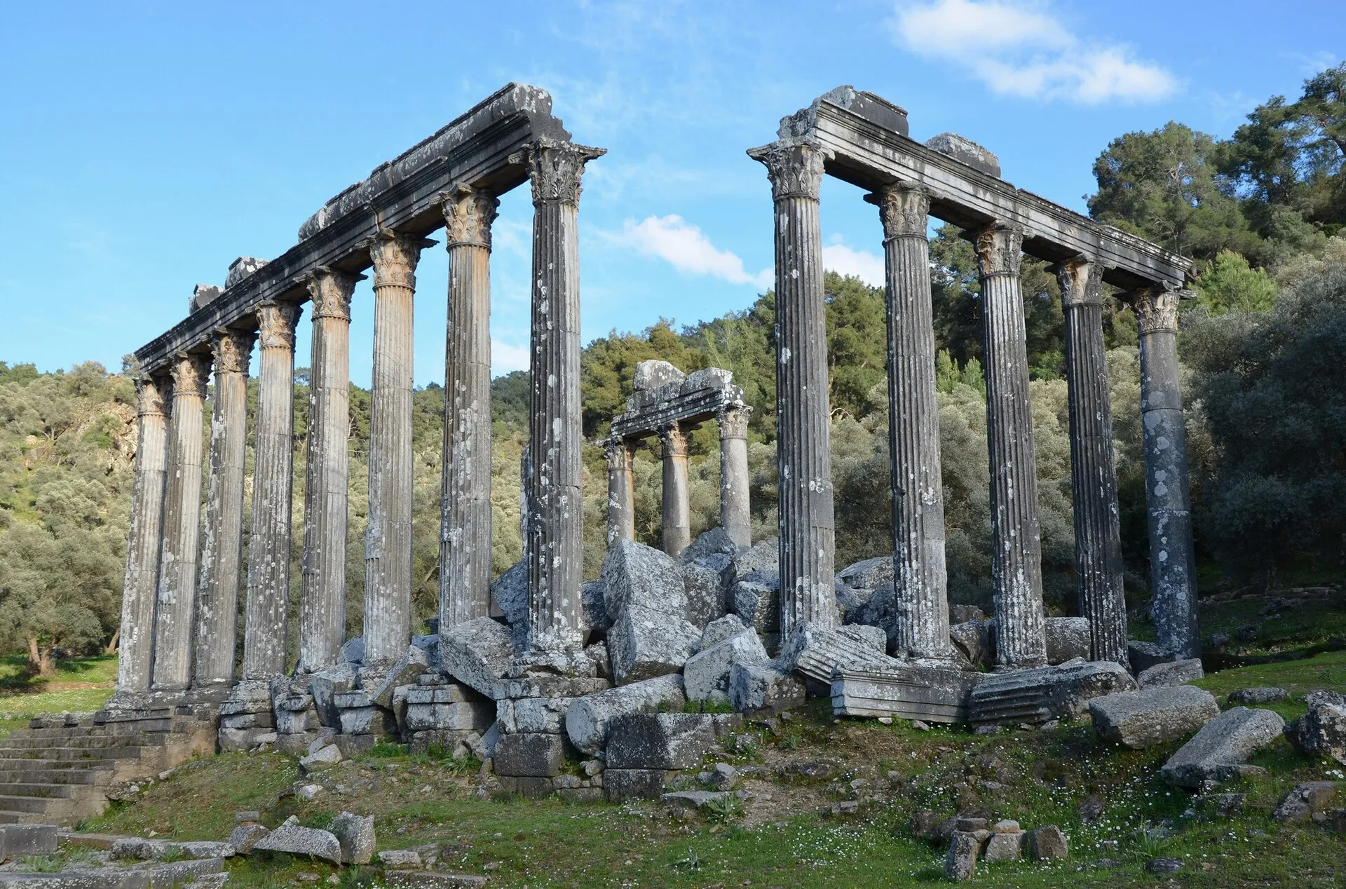Euromus (Eurom) — le temple de Zeus Lepsinus près de Milas