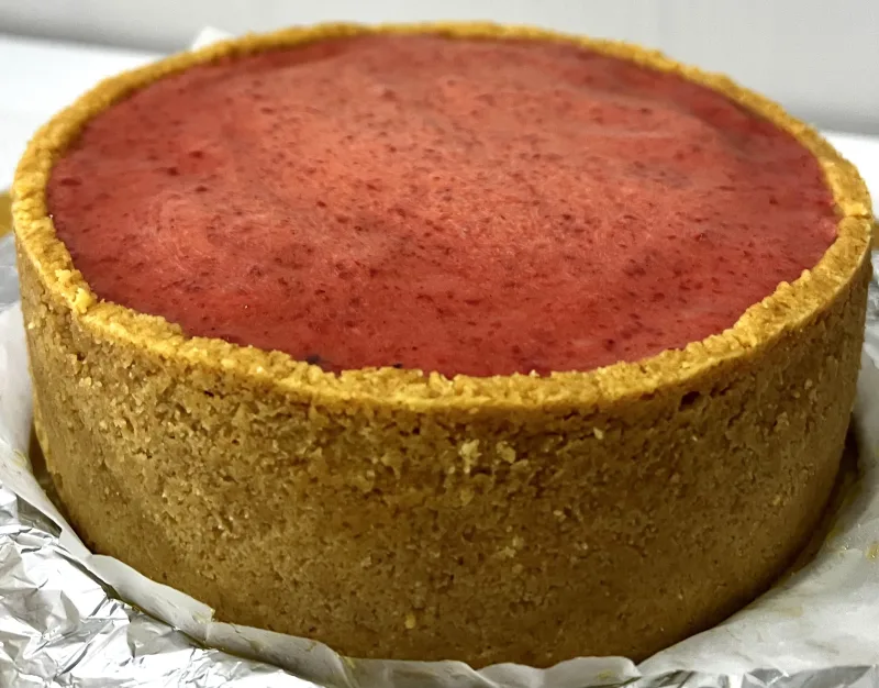 Jahodový cheesecake 