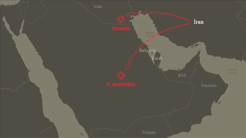 Iranin tiedotusvälineet: Saudi-Arabian ja Kuwaitin strategisen infrastruktuurin kartta on Iranin armeijan hallussa
