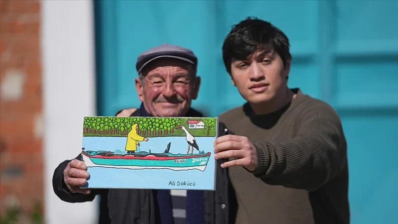 Přátelství mezi Yaren, čápem a rybářem „strýčkem Ademem“ se promítlo na plátno mladého muže s autismem