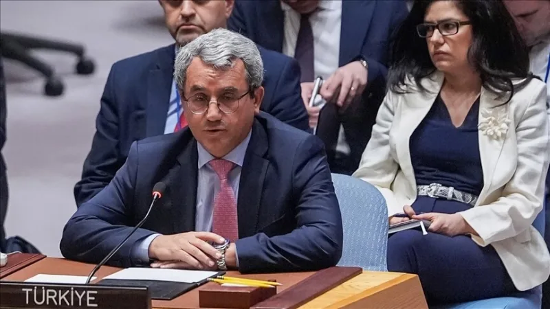 Turkey's Permanent Representative to the UN, Yıldız, calls on Israel to withdraw from the areas it occupies in Syria